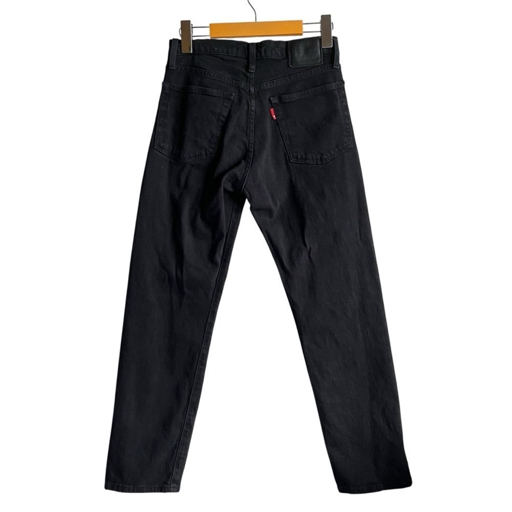 Levi’s Wedgie Straight Ankle Jeans Black Sprout W24 High Rise - Picture 7 of 15